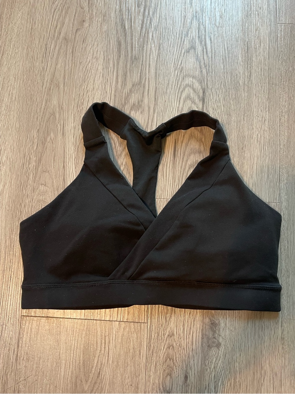 Lululemon black athletic bra size 8